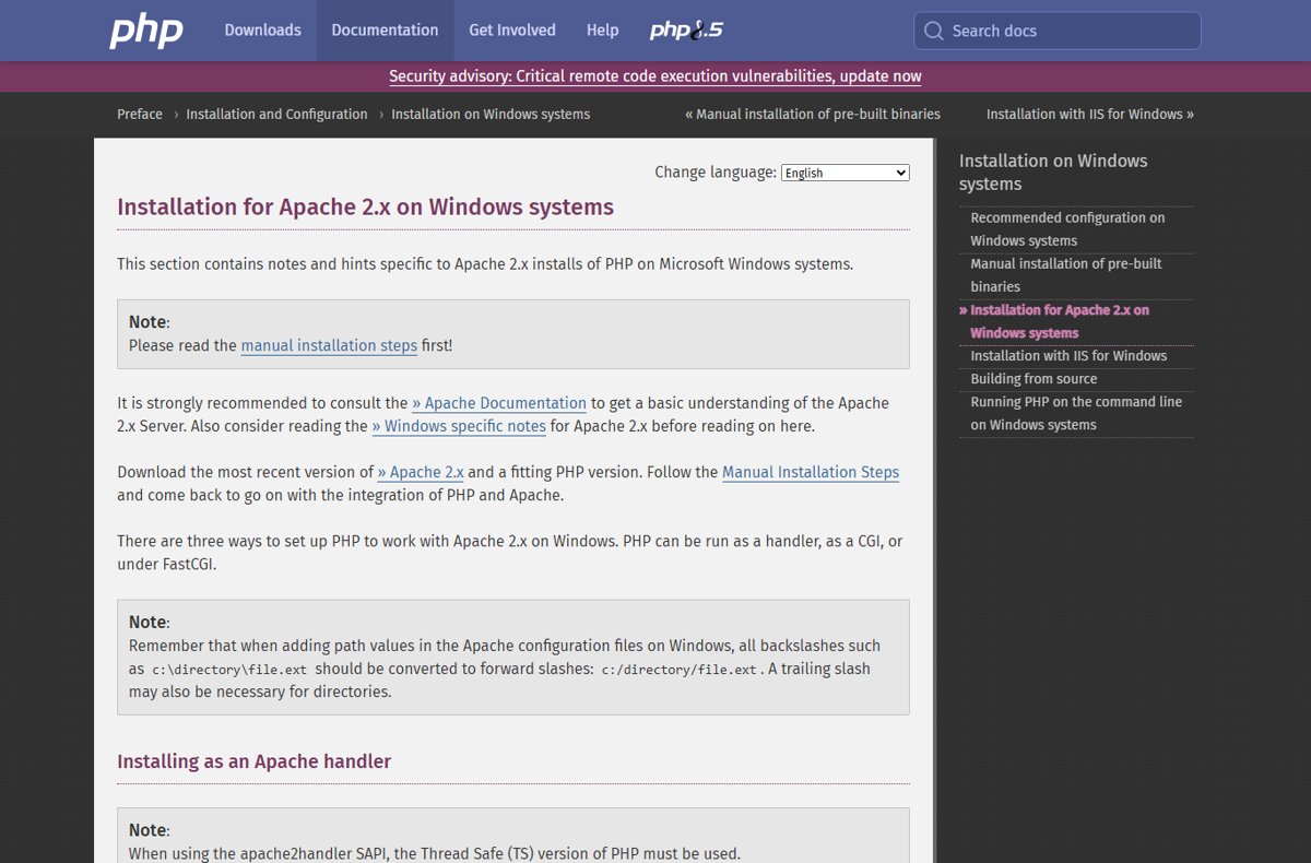 Update PHP version XAMPP Apache module: PHP manual for Apache 2.x on Windows