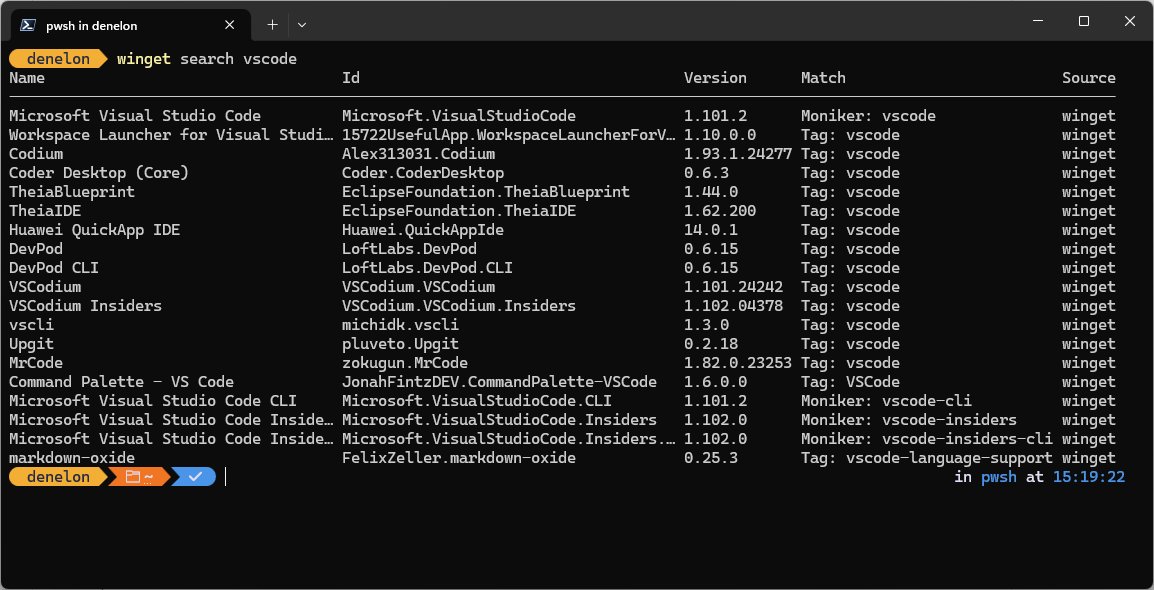 Use WinGet to install and manage applications