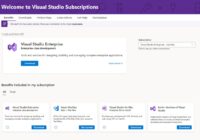 Visual Studio Subscriptions portal with Visual Studio Enterprise selected