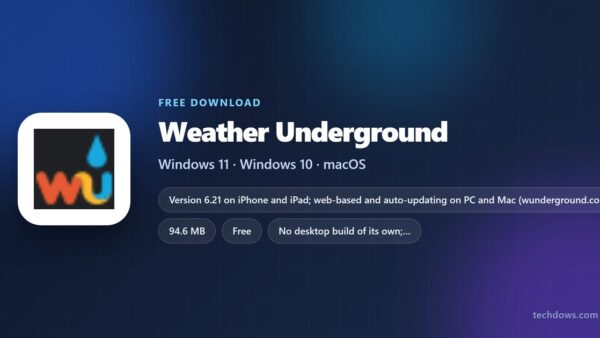 Download Weather Underground for PC, Mac, iPhone & Android (Free)