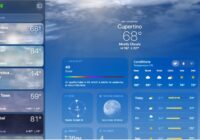 Weather app on Mac with saved cities, air quality, hourly and 10-day forecasts