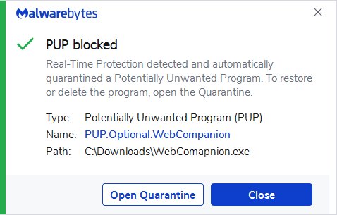 What is Lavasoft Web Companion and should it be removed?