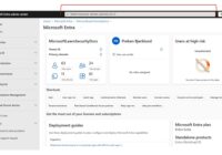 What is Microsoft Entra? Admin center home page