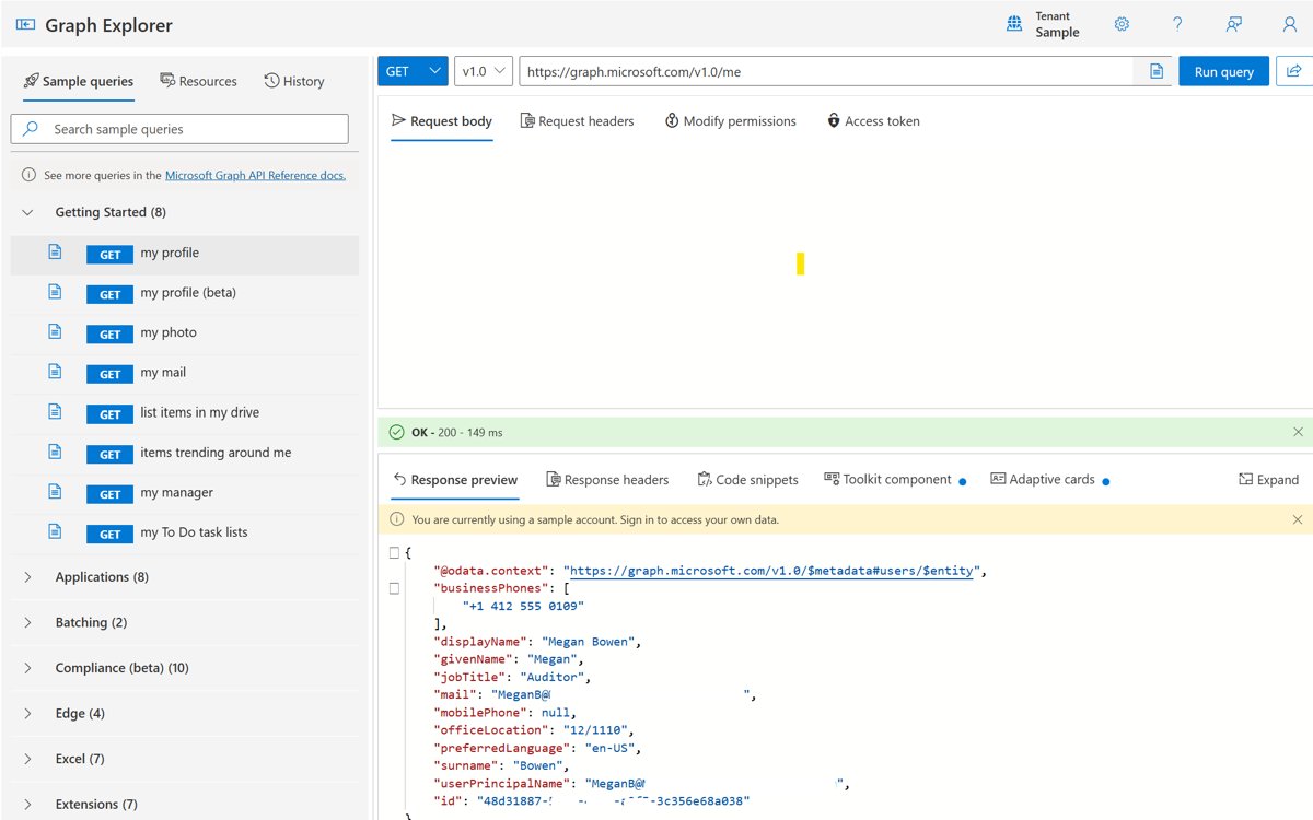 What is Microsoft Graph Explorer and how to access it?