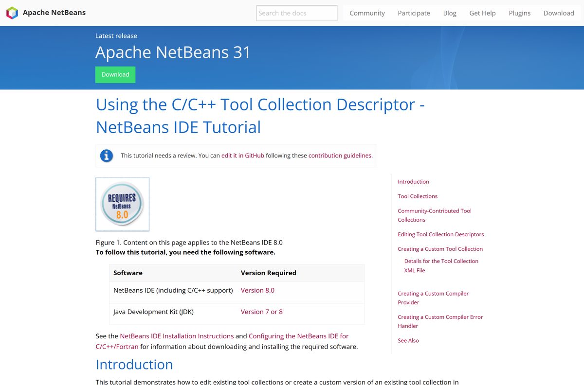 Tutorial page pointing to the netbeans.conf file inside the etc folder