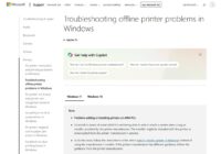 Why Is My Printer Offline? Common Causes and Fixes
