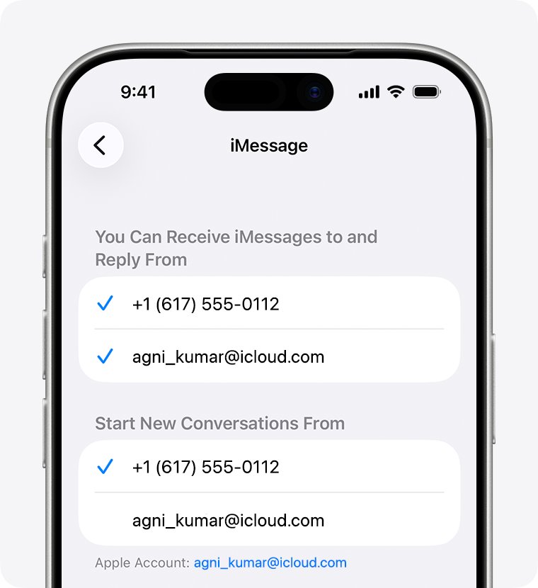 Why are texts coming from @icloud.com instead of my phone number? How to fix it