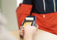 Apple charging $159.99 - credit card on a payment terminal