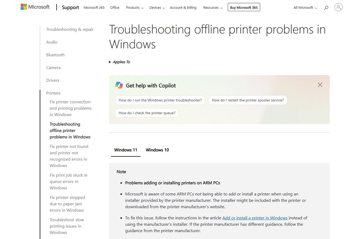 Why is my printer offline in Windows? How to change printer status from offline to online?