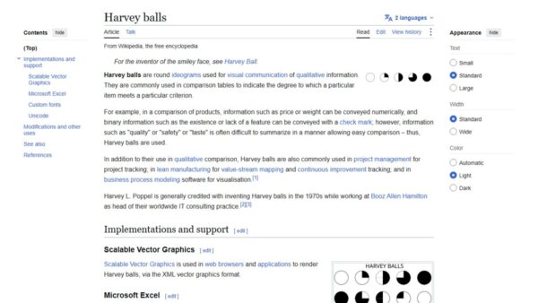 How to do Harvey balls in PowerPoint