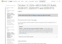 Windows 11 October 2026 Update review: KB5127648 release notes page