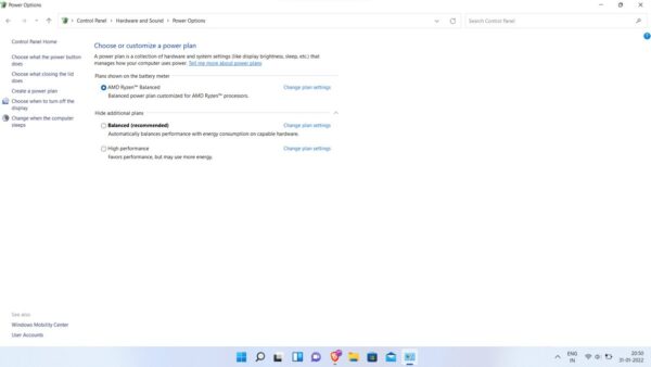 How to add high performance power plan Windows 11