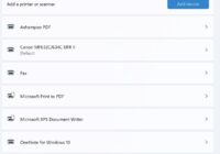 Windows 11 Printers & scanners page with the Add device button