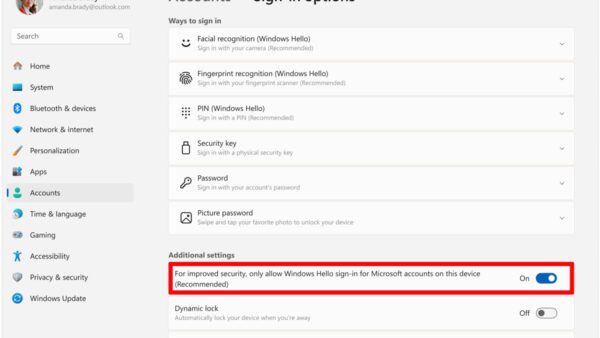How to set up and use Windows Hello in Windows 11 to sign in