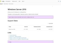 Windows Server 2016 EOL and end of support: January 12, 2027