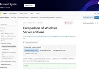 Windows Server 2025: differences between editions