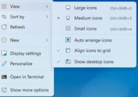 Windows desktop icon spacing changed and messed up