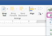 Word for Mac Picture Format tab with the Crop option highlighted