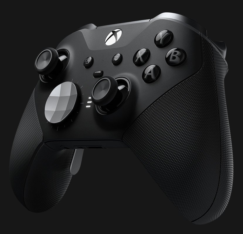 Xbox Elite Series 2 controller with back paddles and adjustable thumbsticks