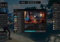 Xbox Game Bar overlay with a Performance widget showing a percentage over a game