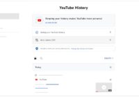 YouTube History page in My Activity with Auto-delete and Delete options