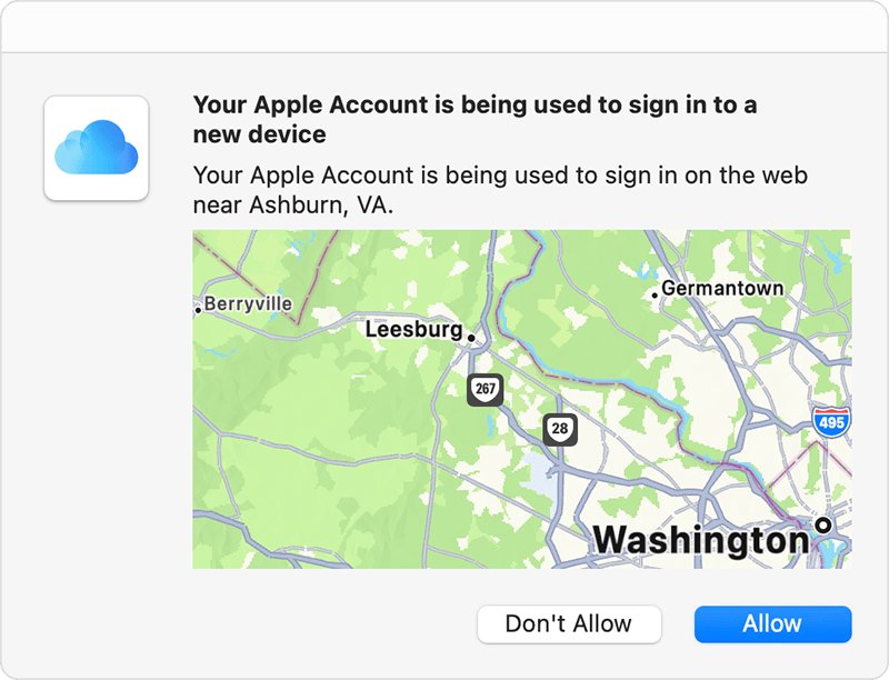iCloud verification on Windows 11 needs Allow on the trusted device prompt