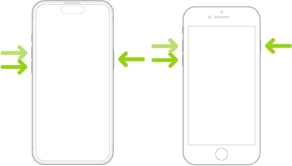 iPhone stuck on Apple logo during iOS update: force restart buttons
