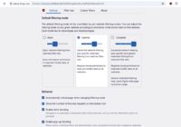 uBlock Origin Lite settings page showing Basic, Optimal and Complete filtering modes