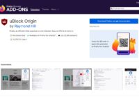 uBlock Origin by Raymond Hill listing on Firefox Browser Add-ons